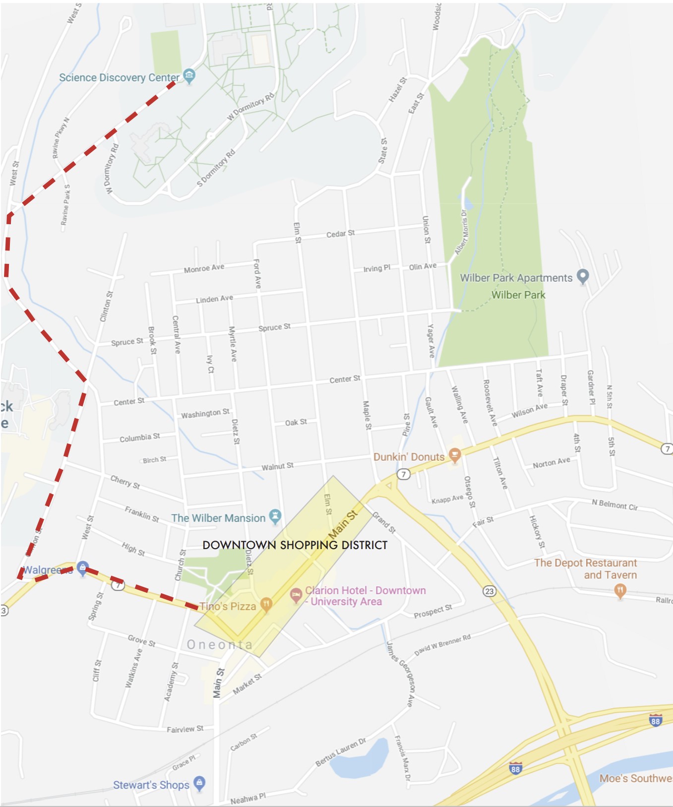 Maps & Directions Cooperstown Baseball World
